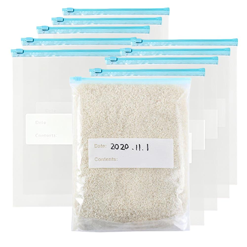 Food Storage Ziploc - Sacs de conservation alimentaire réutilisables avec