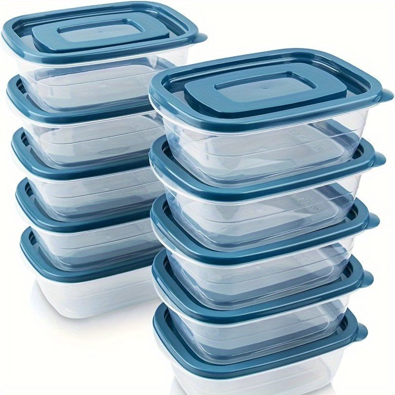Food Storage Stackable Containers - Ensemble de 6 contenants de stockage