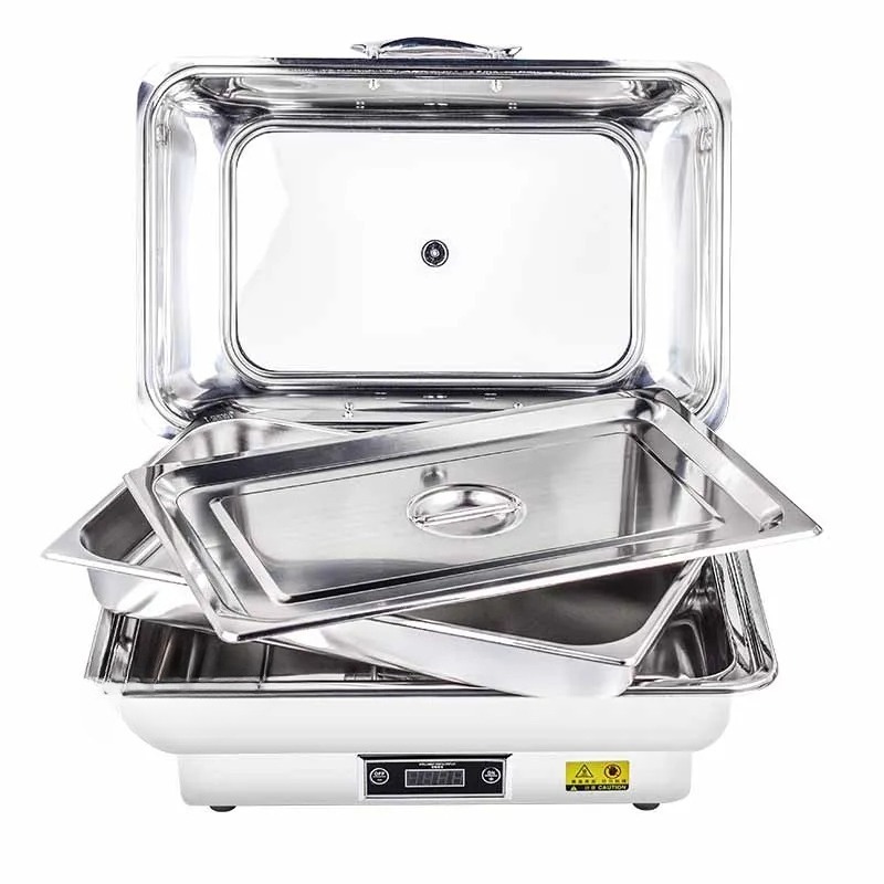 Food Storage To Keep Warm - Chauffe-aliments électrique numérique en acier inoxydable,