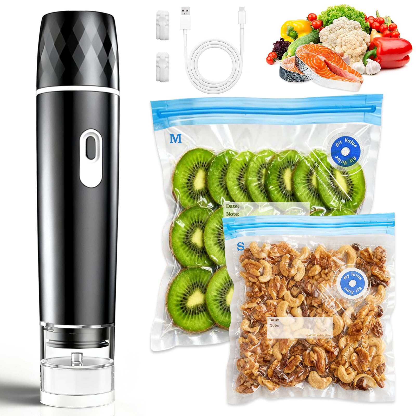 Food Storage Vacuum Sealer Machine - Machine à sceller sous vide alimentaire,