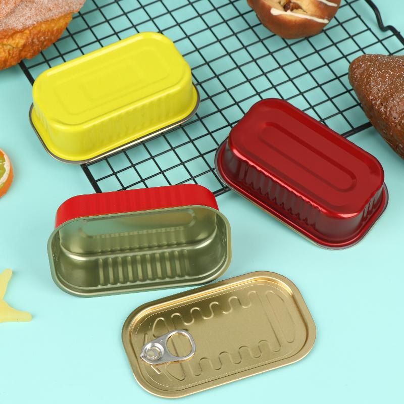 Food Storage Metal Box - Lot de 2 mini boîtes de
