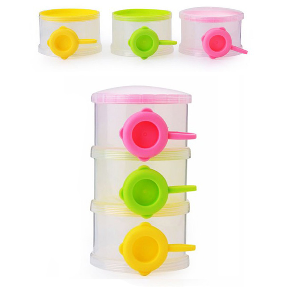 Food Storage Stackable Containers - Distributeur de lait en poudre portable