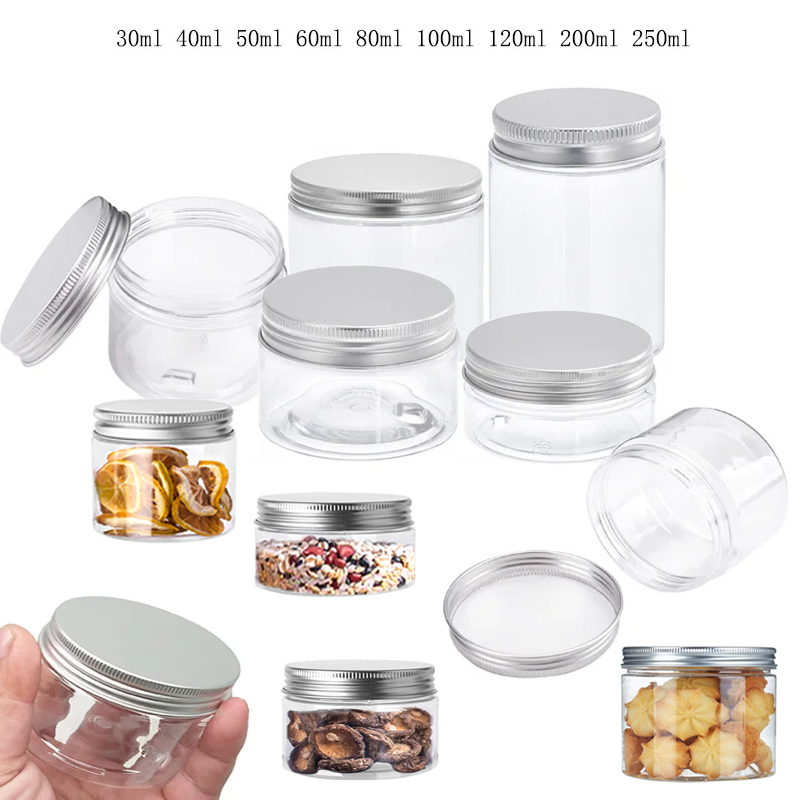Food Storage Jars With Lids - 1-10 pièces 20/25/30/40/45-250ml pots de stockage