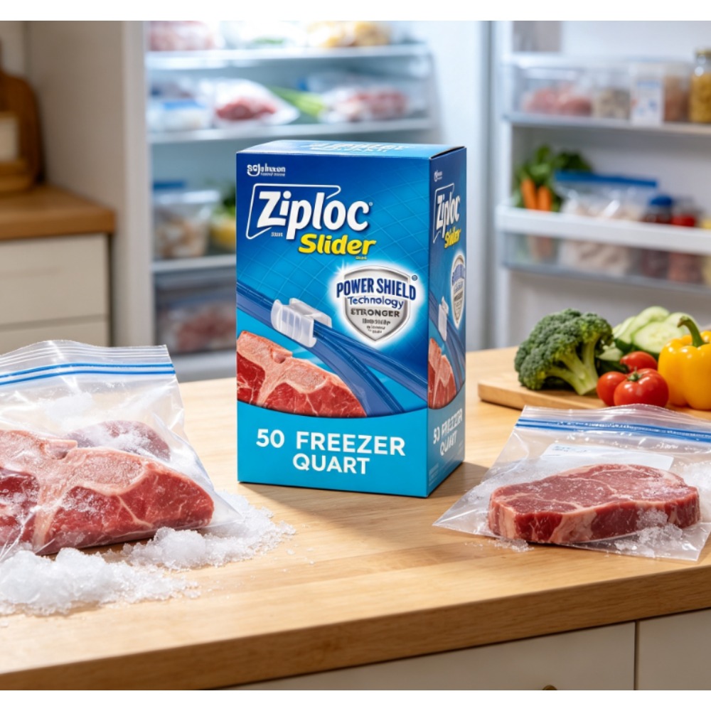 Food Storage Ziploc - Sacs de congélation Ziploc avec fermeture