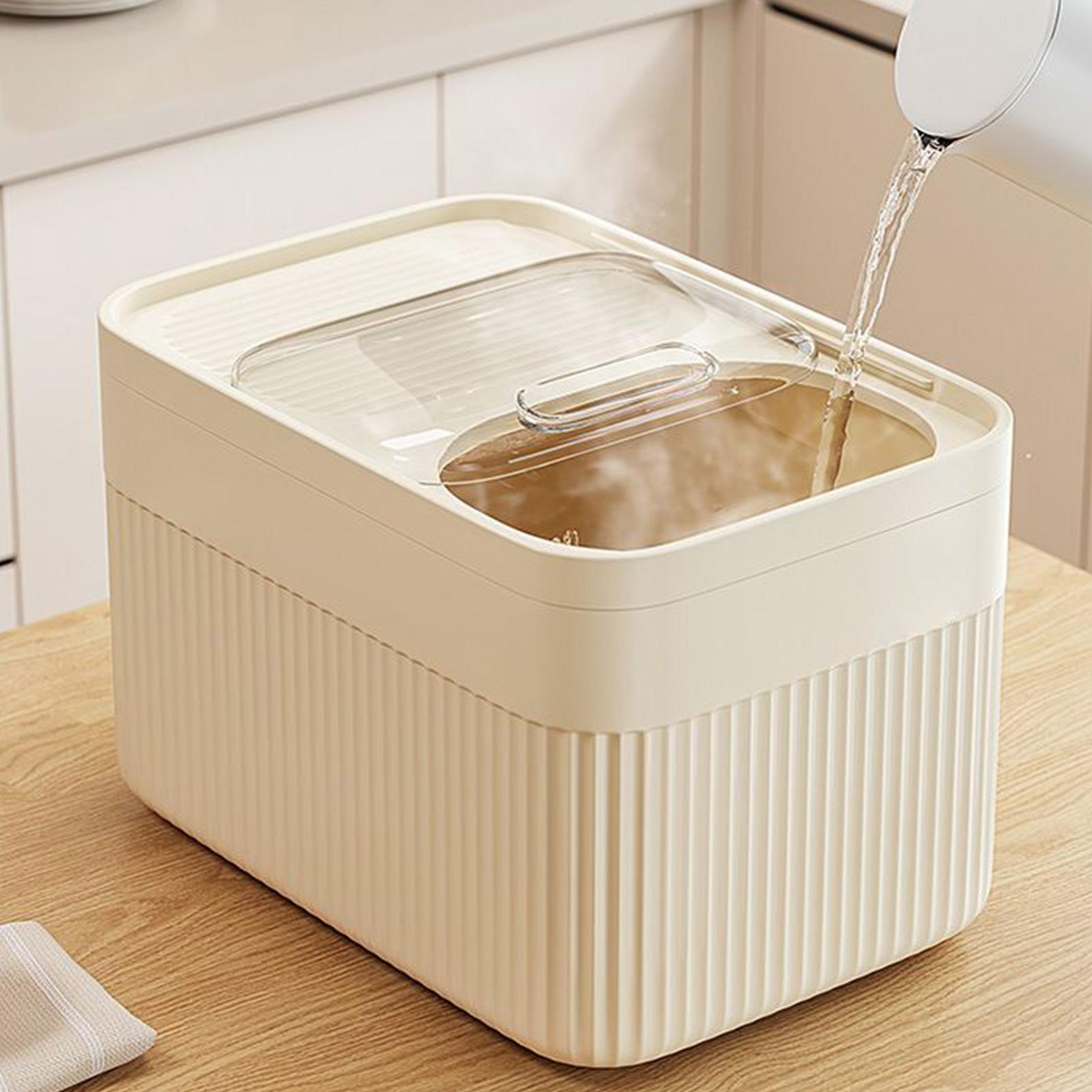 Food Storage Kitchen Container Set - Conteneur de stockage de riz, compatible