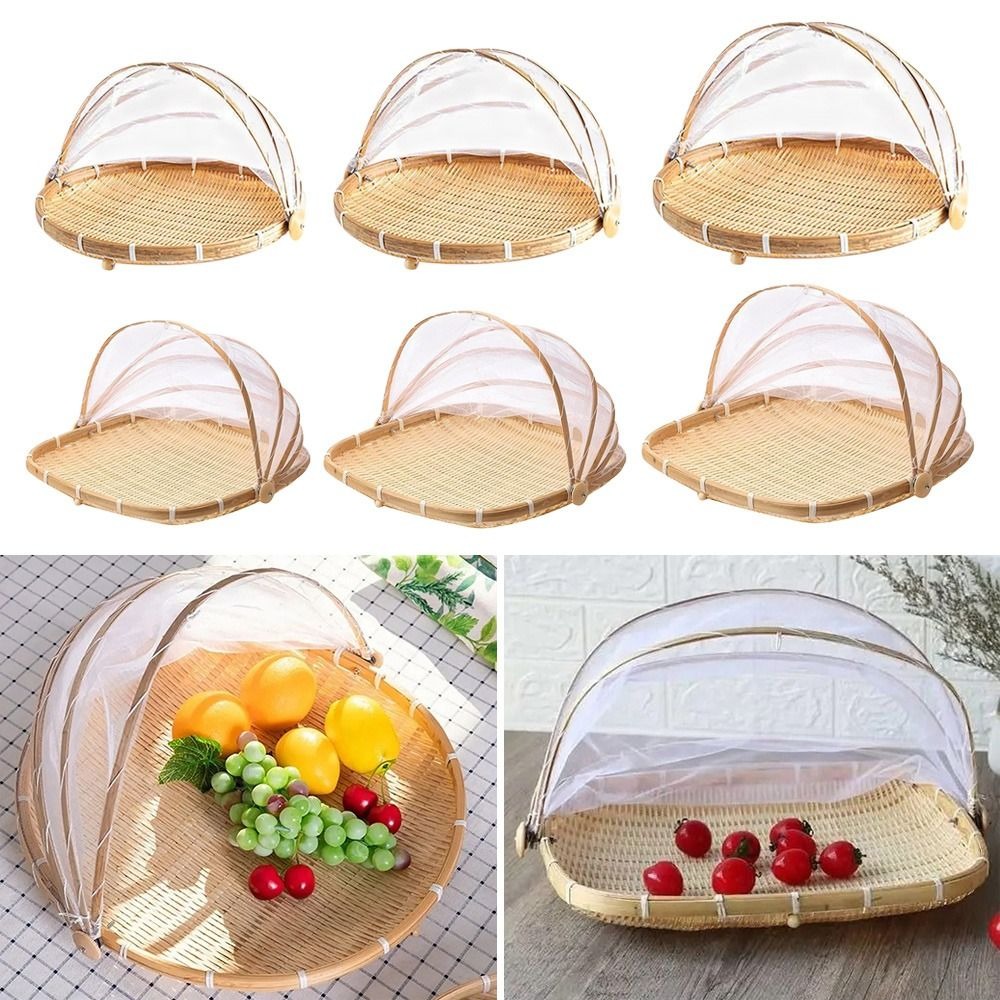 Food Storage Net - Conteneur alimentaire avec filet anti-moustiques, couvercle