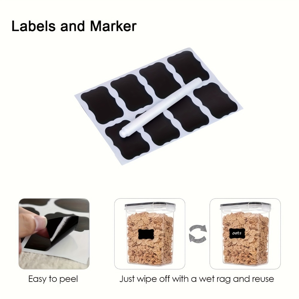 24 pièces de contenants de sto - Food Storage Jars With Lids avis et prix