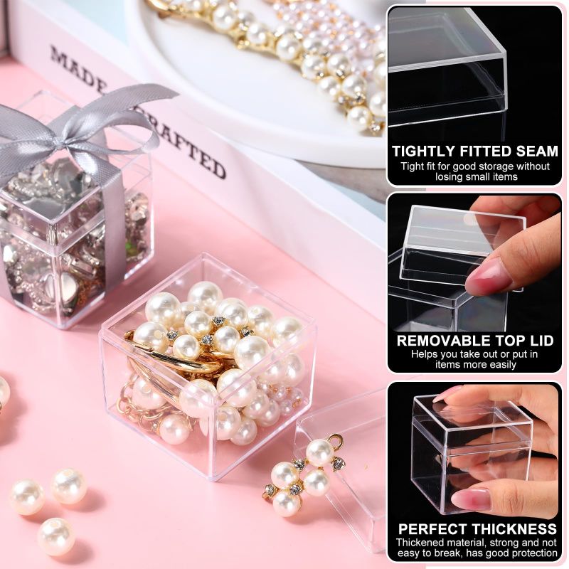 6/12/20 pièces de boîtes trans - Food Storage Acrylic Containers avis et prix