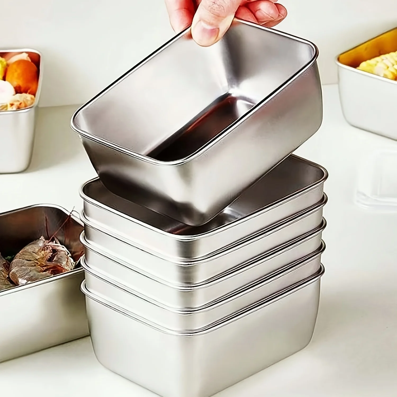 Ensemble de contenants aliment - Food Storage Stackable Containers avis et prix
