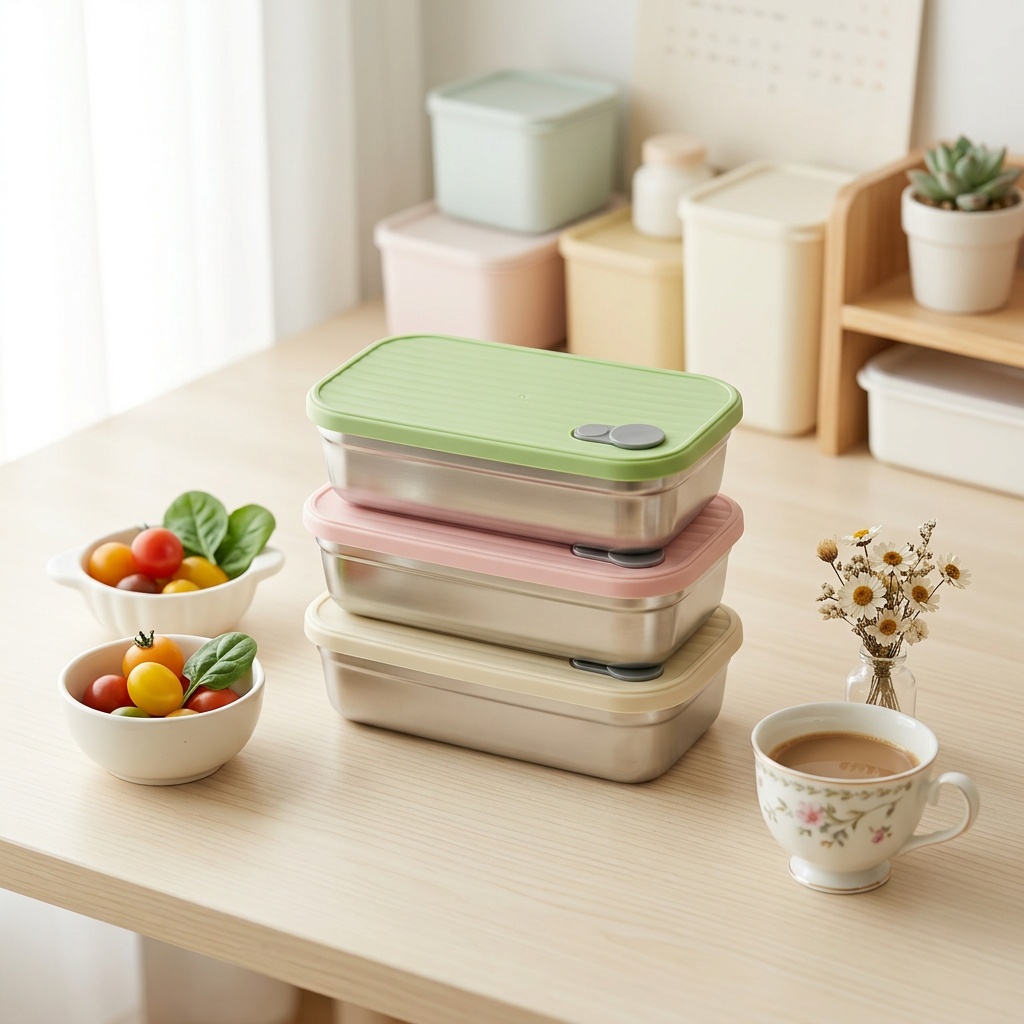 Boîte à bento en acier inoxyda - Food Storage Metal Box avis et prix