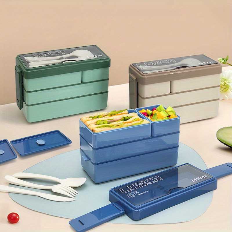 Boîte à lunch Bento de grande  - Food Storage Stackable Containers avis et prix
