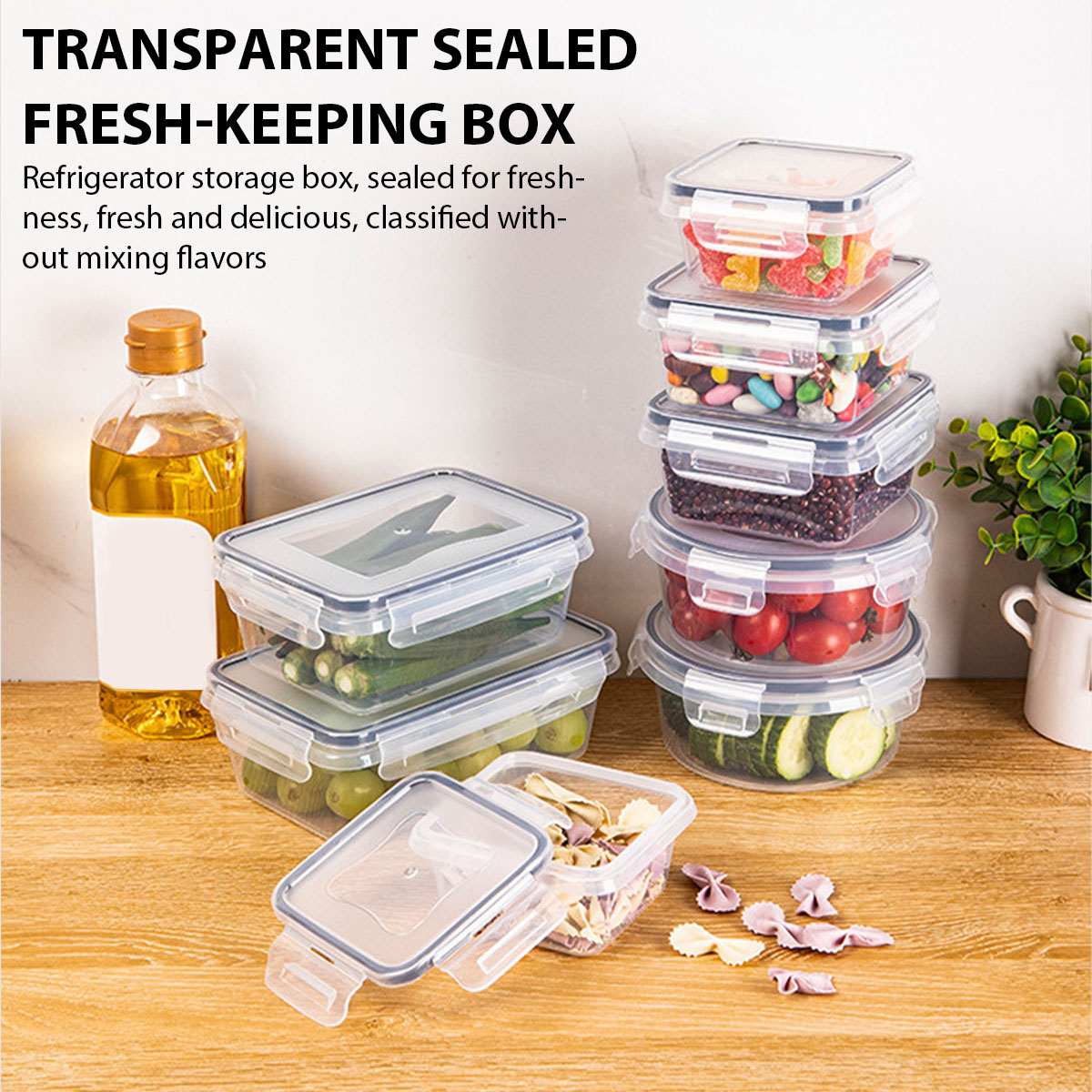 24 pièces/ensemble boîte de st - Food Storage Kitchen Container Set avis et prix