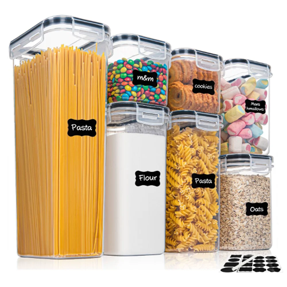 Ensemble de 7 contenants alime - Food Storage Acrylic Containers avis et prix