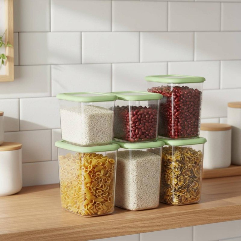 Ensemble de 6 contenants hermé - Food Storage Stackable Containers avis et prix