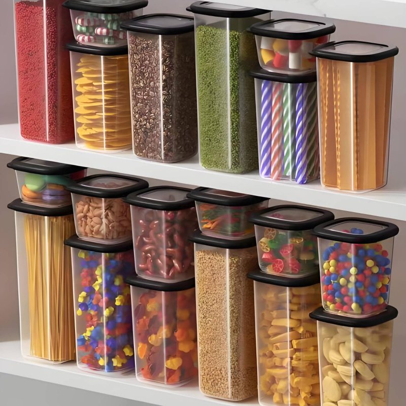 Ensemble de 6 contenants hermé - Food Storage Stackable Containers avis et prix