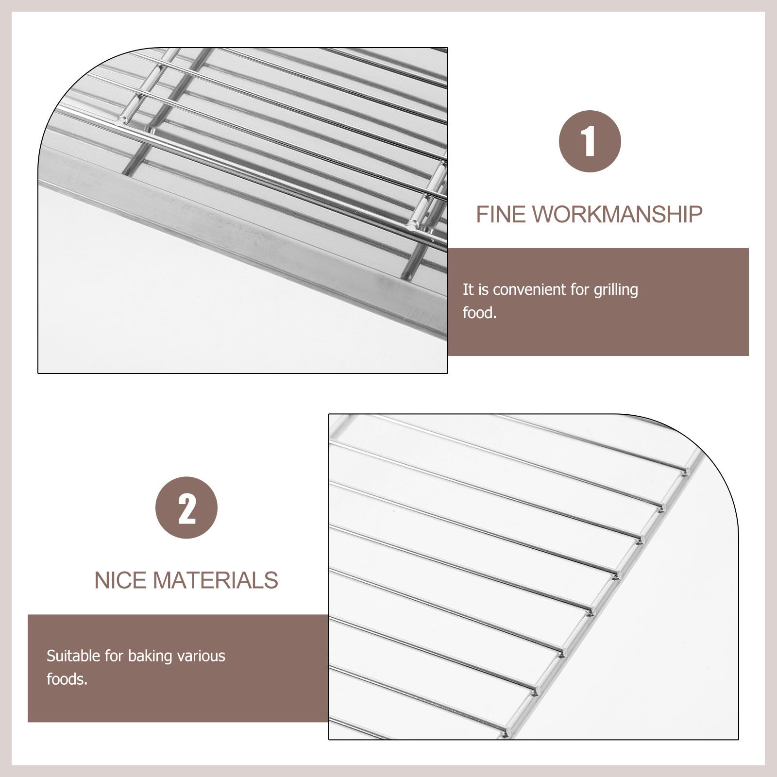 1 ensemble de grille de cuisso - Food Storage Stainless Steel avis et prix