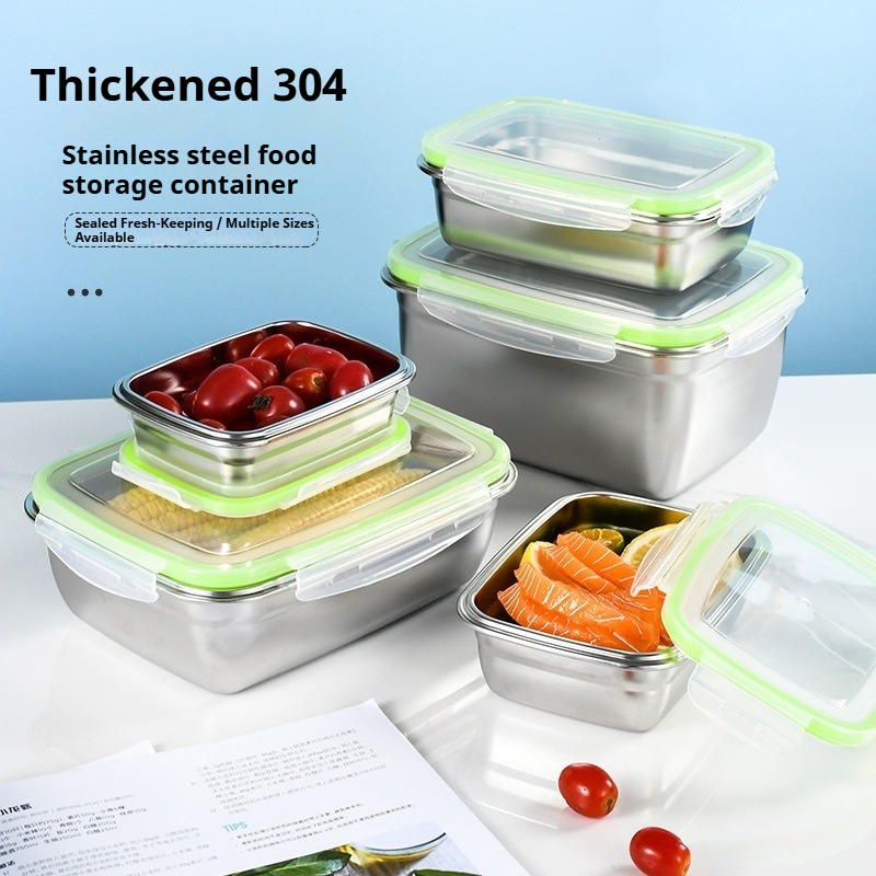 Boîte à déjeuner en acier inox - Food Storage Metal Box avis et prix
