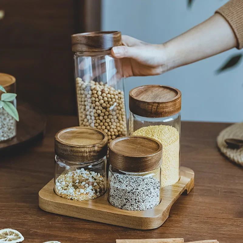 Boîte hermétique en verre avec - Food Storage Jars With Lids avis et prix