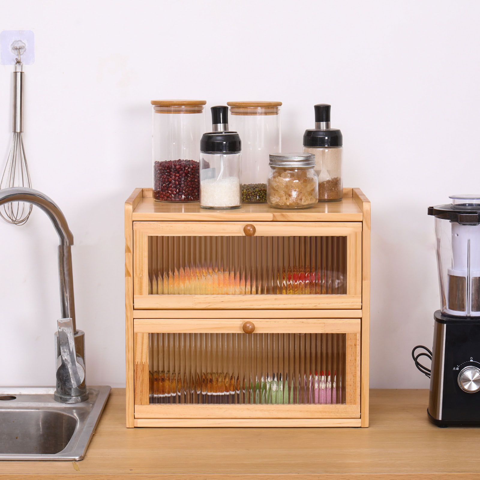 Boîte à pain, support de poube - Food Storage Acrylic Containers avis et prix