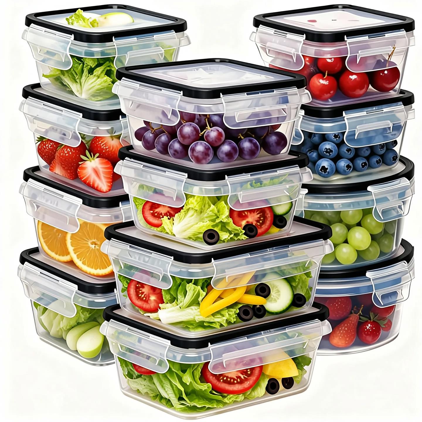 Livraison gratuite - Ensemble  - Food Storage Kitchen Container Set avis et prix