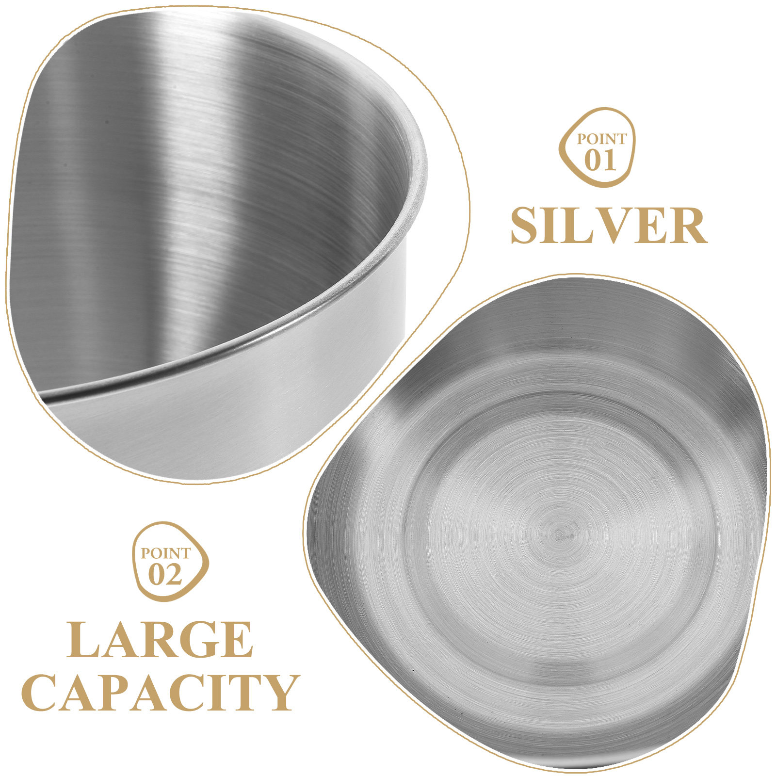 Grand saladier en acier inoxyd - Food Storage Stainless Steel avis et prix