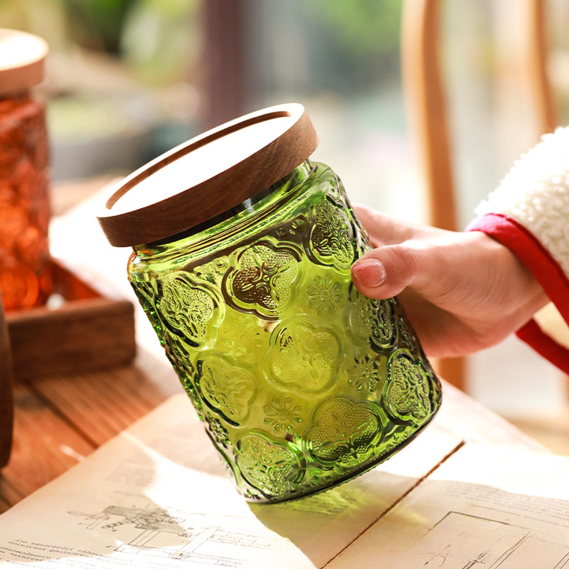 Bocal de rangement en verre vi - Food Storage Jars With Lids avis et prix